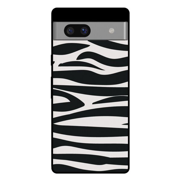 Google Pixel 7A telefoonhoesje met zebra opdruk