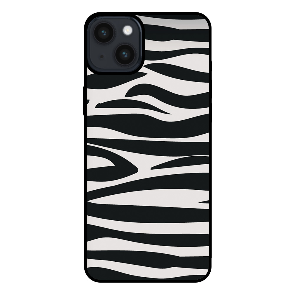 Iphone 15 Plus telefoonhoesje met zebra opdruk