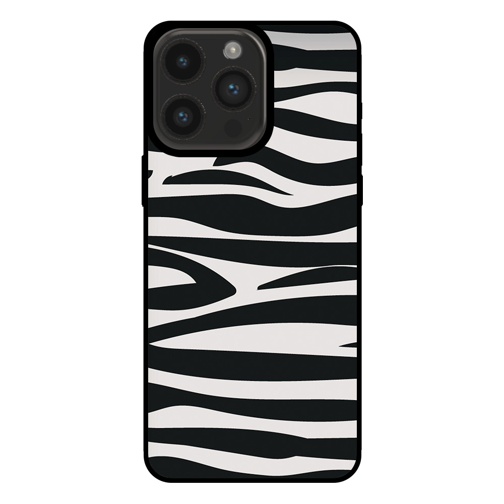 Iphone 15 Pro Max telefoonhoesje met zebra opdruk