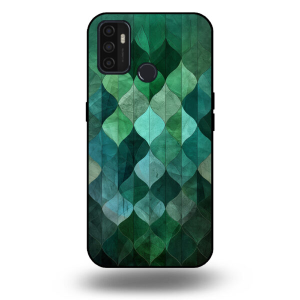 Marmer hoesje bladgroen OPPO A53