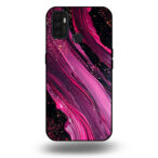 Marmer hoesje paars roze OPPO A53