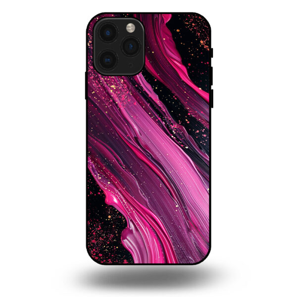 Marmer hoesje paars roze iphone 11 Pro