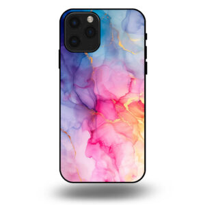 Marmer hoesje regenboog iphone 11 Pro