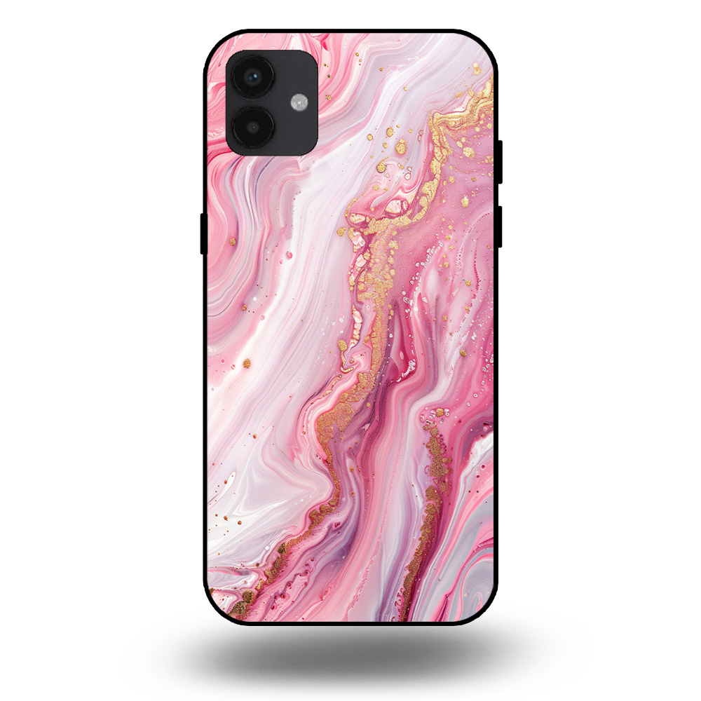 Marmer hoesje roze Samsung Galaxy A04