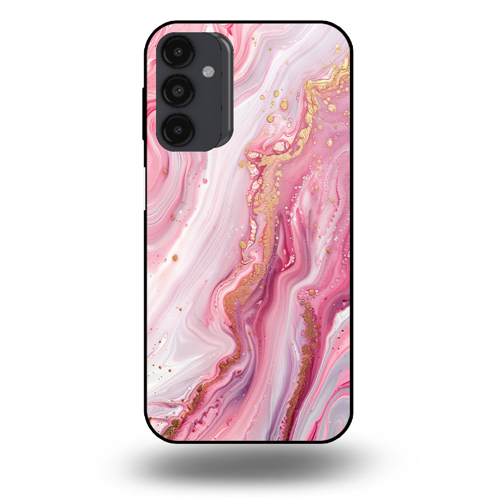 Marmer hoesje roze Samsung Galaxy A23 5G
