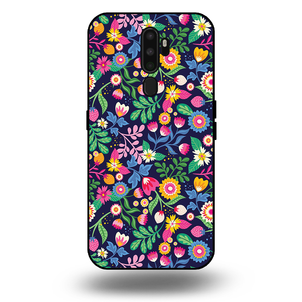 OPPO A5 2020 telefoonhoesje met bloemen design