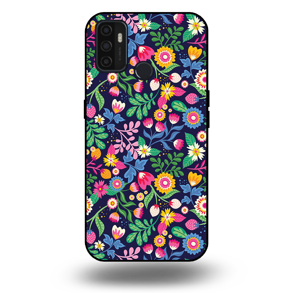 OPPO A53 telefoonhoesje met bloemen design