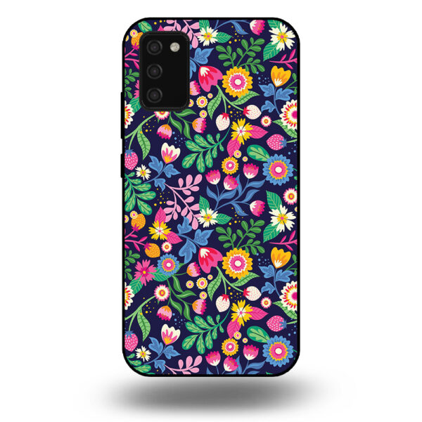 Samsung Galaxy A02 telefoonhoesje met bloemen design