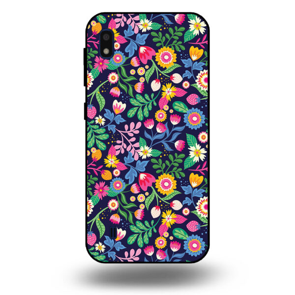 Samsung Galaxy A10 telefoonhoesje met bloemen design