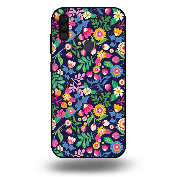 Samsung Galaxy A11 telefoonhoesje met bloemen design