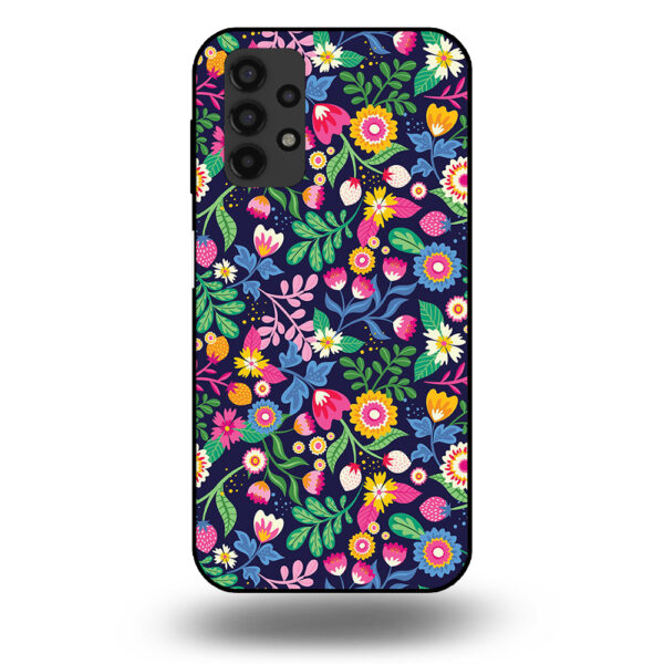 Samsung Galaxy A13 4G telefoonhoesje met bloemen design