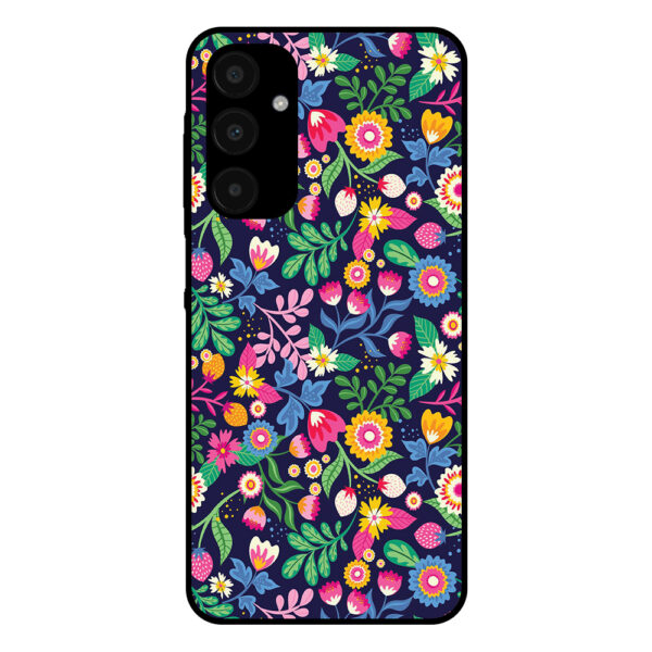 Samsung Galaxy A25 telefoonhoesje met bloemen opdruk