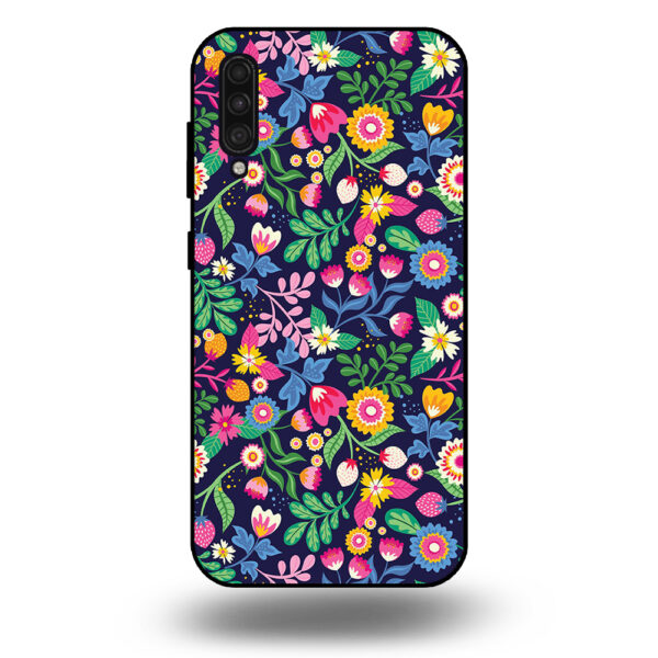 Samsung Galaxy A30s telefoonhoesje met bloemen design