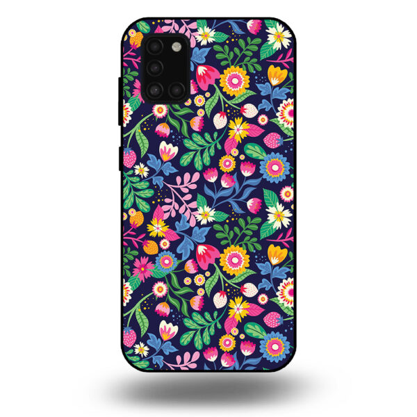 Samsung Galaxy A31 telefoonhoesje met bloemen design