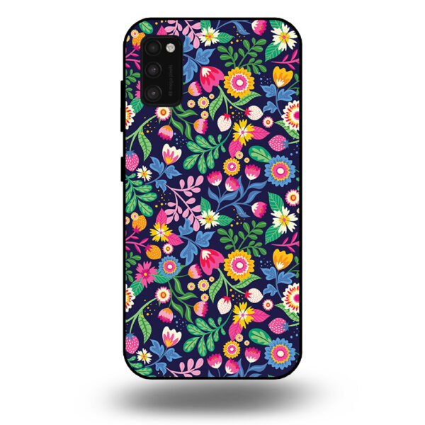 Samsung Galaxy A41 telefoonhoesje met bloemen design