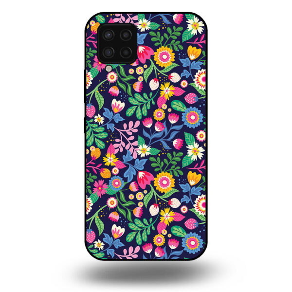 Samsung Galaxy A42 5G telefoonhoesje met bloemen design