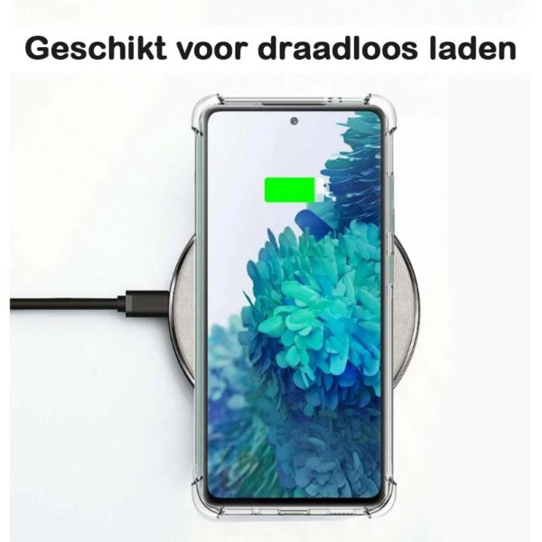 Samsung Galaxy A51 5G transparant hoesje met stootrand en bumper (4)