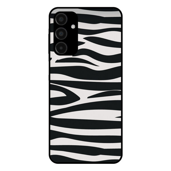 Samsung Galaxy A55 telefoonhoesje met zebra opdruk