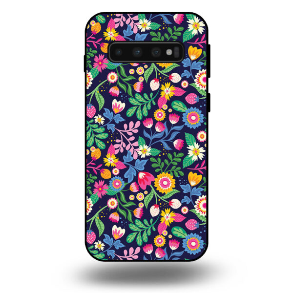 Samsung Galaxy S10 telefoonhoesje met bloemen design