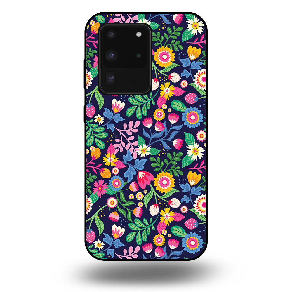 Samsung Galaxy S20 Ultra telefoonhoesje met bloemen design