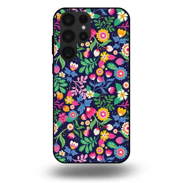 Samsung Galaxy S22 Ultra telefoonhoesje met bloemen design