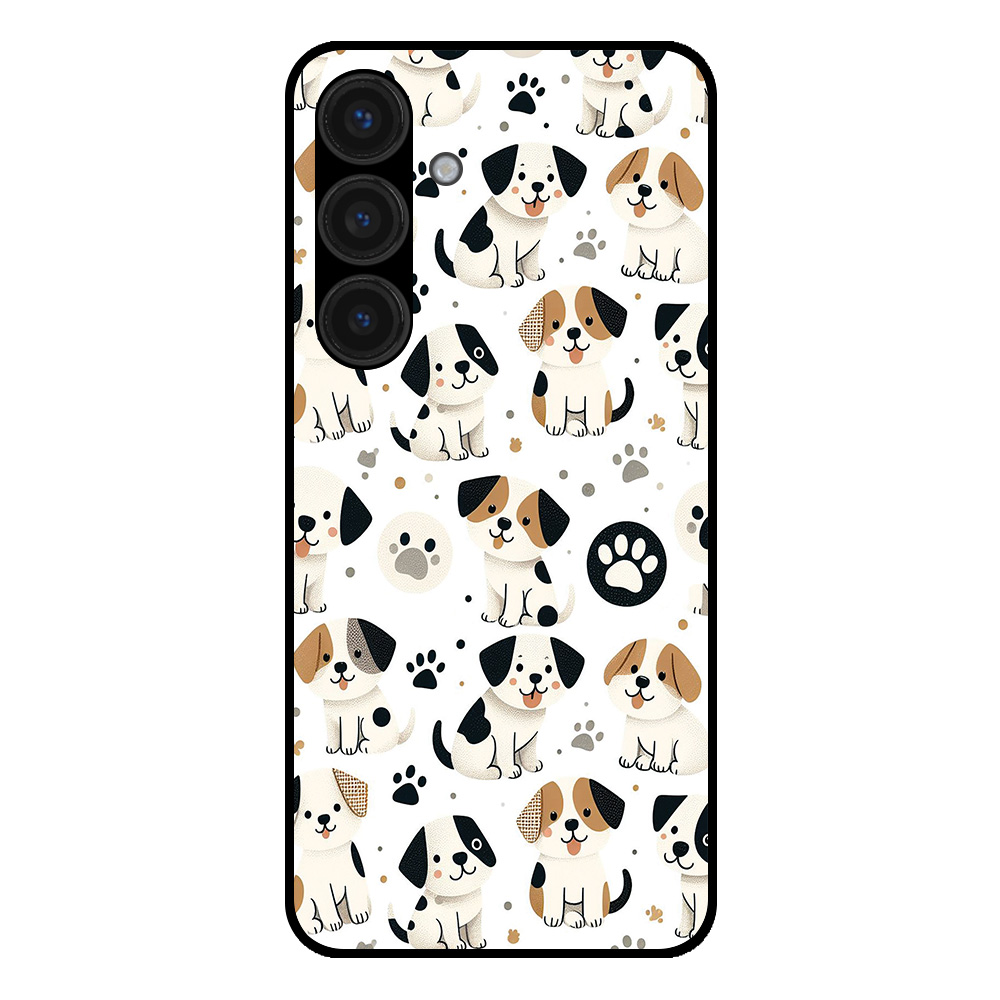 Samsung Galaxy S24 Plus telefoonhoesje met honden opdruk