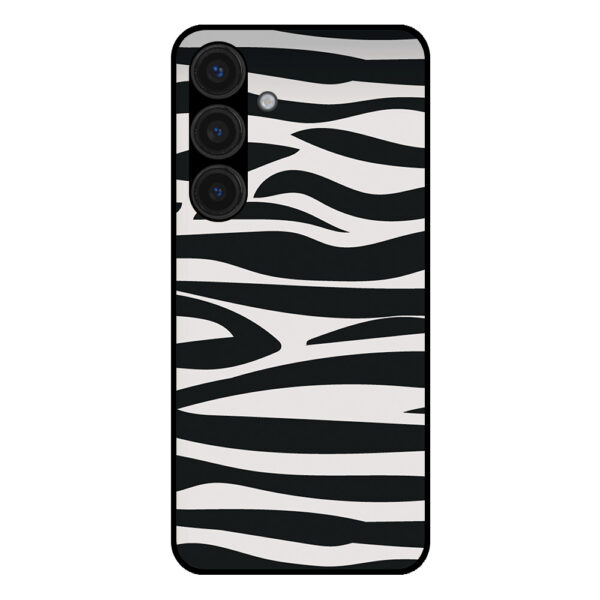 Samsung Galaxy S24 telefoonhoesje met zebra opdruk