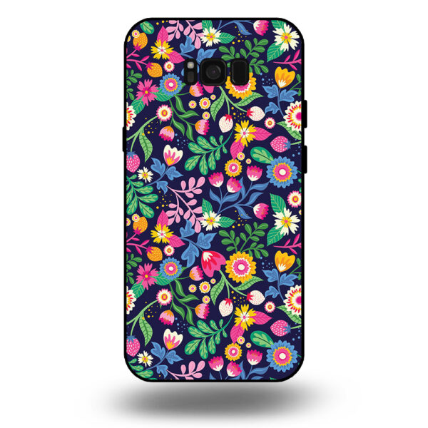 Samsung Galaxy S8+ telefoonhoesje met bloemen design