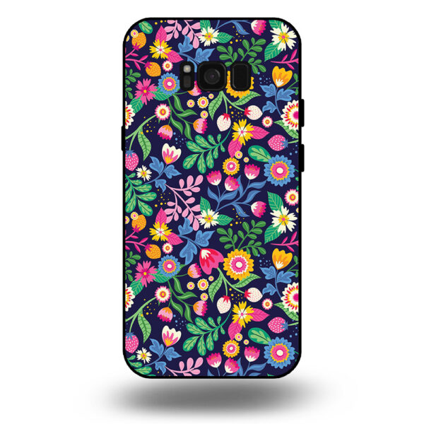 Samsung Galaxy S8 telefoonhoesje met bloemen design