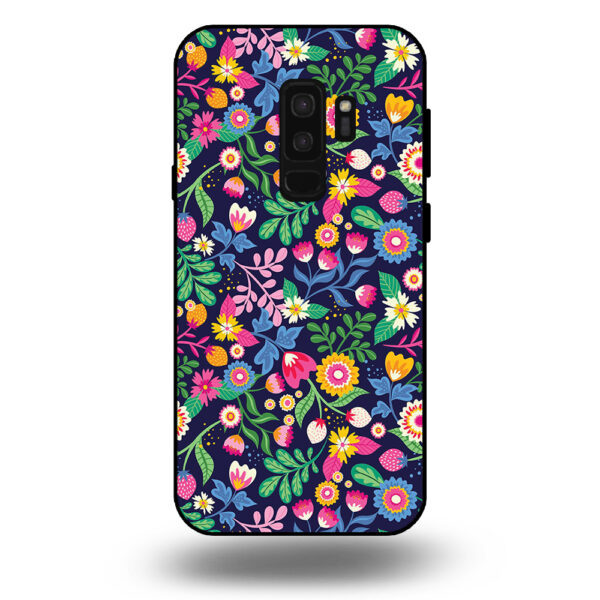Samsung Galaxy S9+ telefoonhoesje met bloemen design