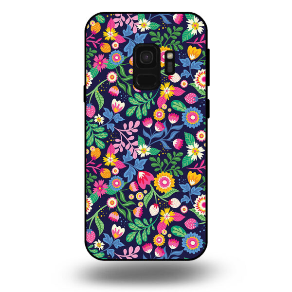 Samsung Galaxy S9 telefoonhoesje met bloemen design