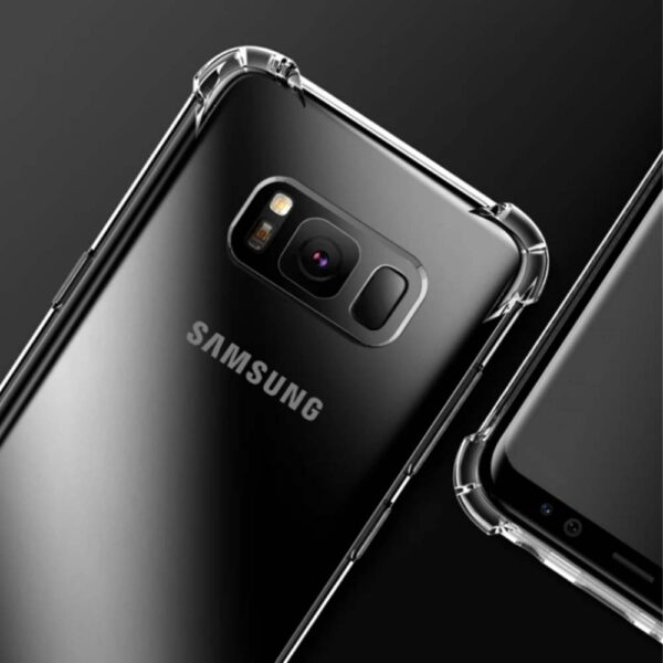 Samsung Galaxy S9 transparant hoesje met stootrand (1)