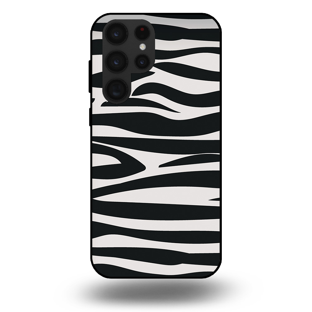 Telefoonhoesje Samsung Galaxy S22 Ultra met zebra design