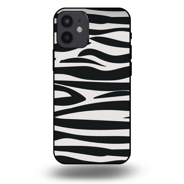 Telefoonhoesje iphone 12 Mini met zebra design