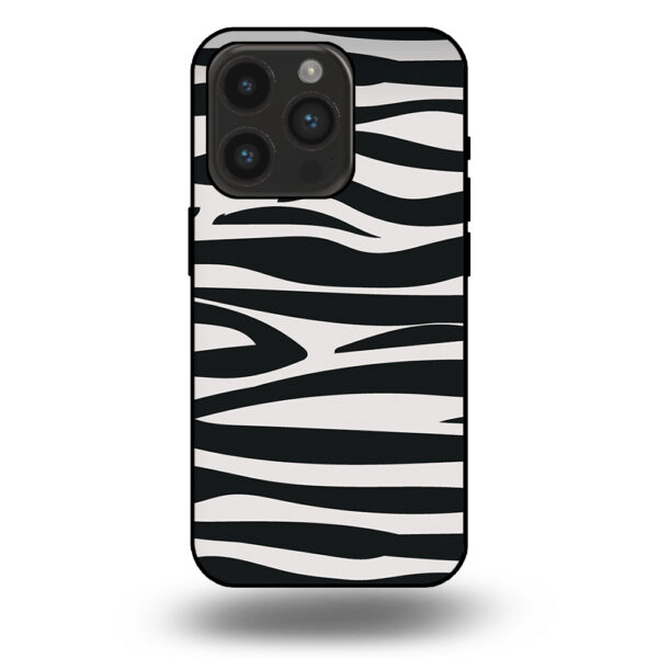 Telefoonhoesje iphone 14 Pro met zebra design