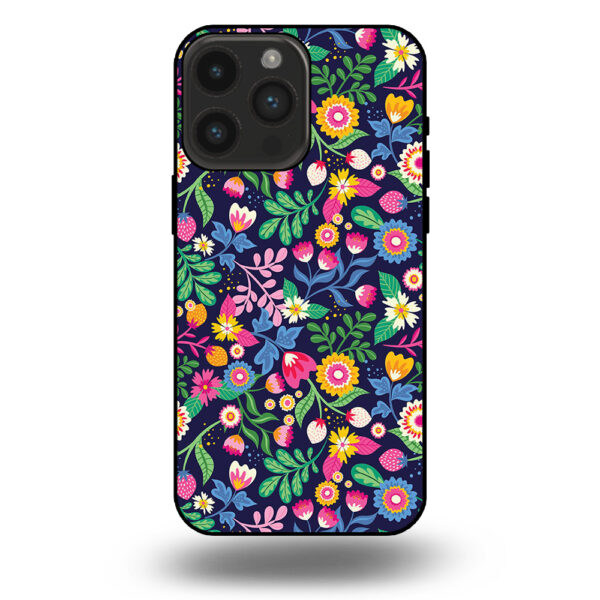 iPhone 14 Pro Max telefoonhoesje met bloemen design