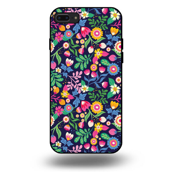 iPhone 7-8 Plus telefoonhoesje met bloemen design