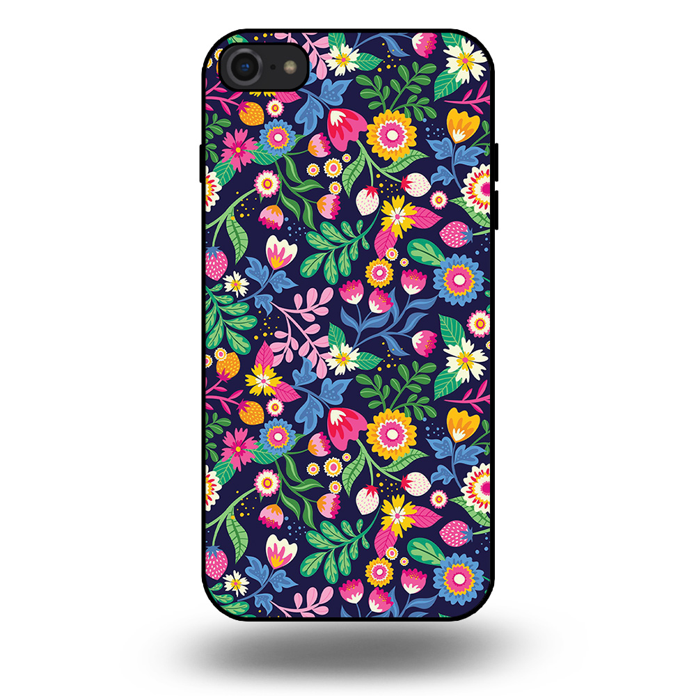 iPhone 7-8 telefoonhoesje met bloemen design