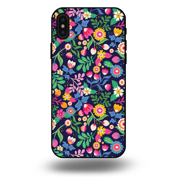 iPhone XS Max telefoonhoesje met bloemen design