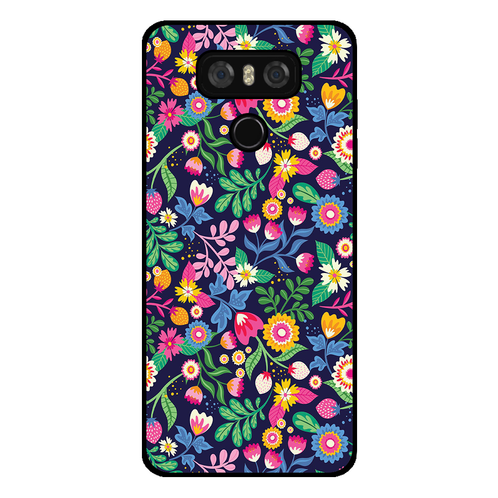 LG G6 telefoonhoesje met bloemen opdruk