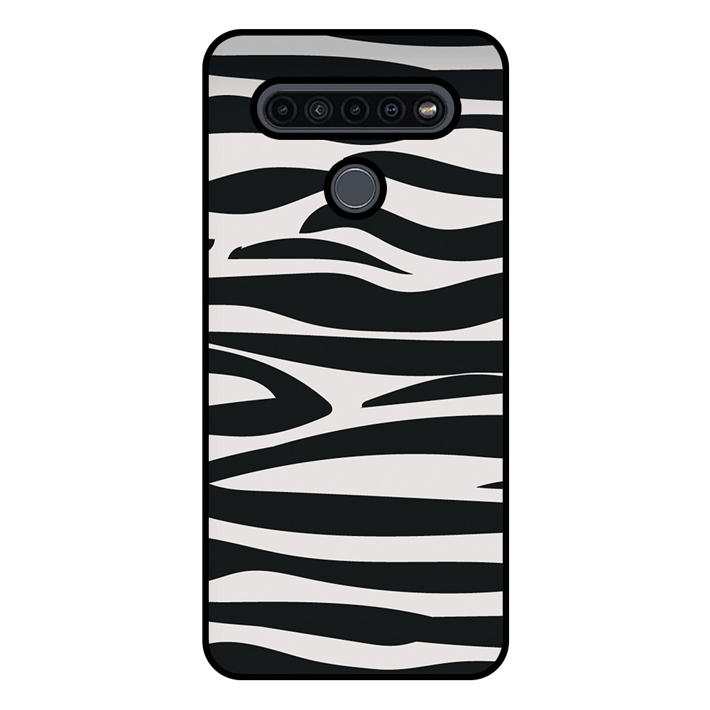 LG K41s telefoonhoesje met zebra opdruk