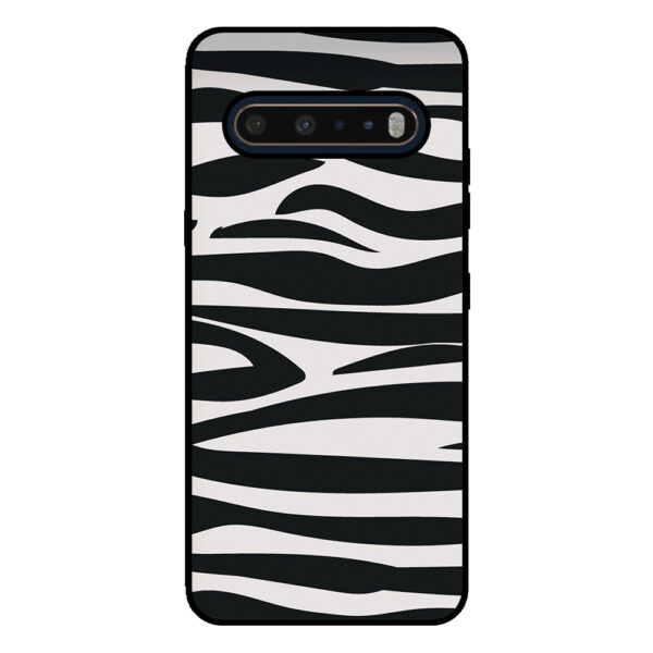 LG V60 telefoonhoesje met zebra opdruk