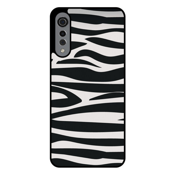 LG Velvet telefoonhoesje met zebra opdruk