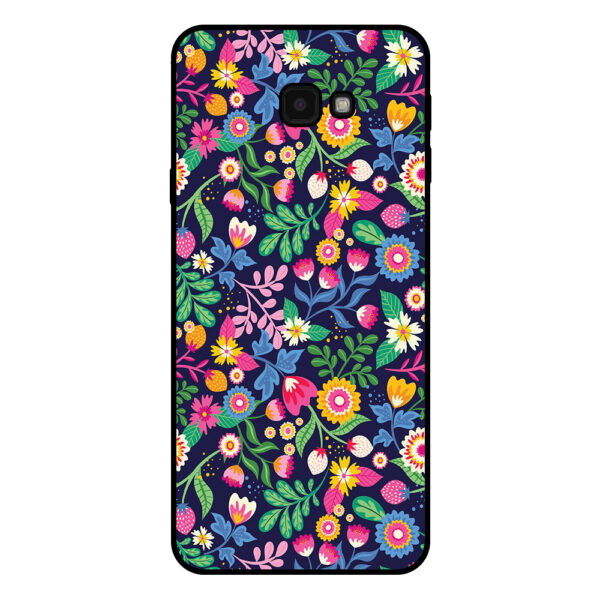 Samsung Galaxy J4 Plus telefoonhoesje met bloemen opdruk