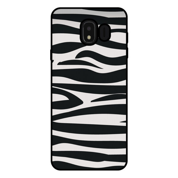 Samsung Galaxy J4 telefoonhoesje met zebra opdruk