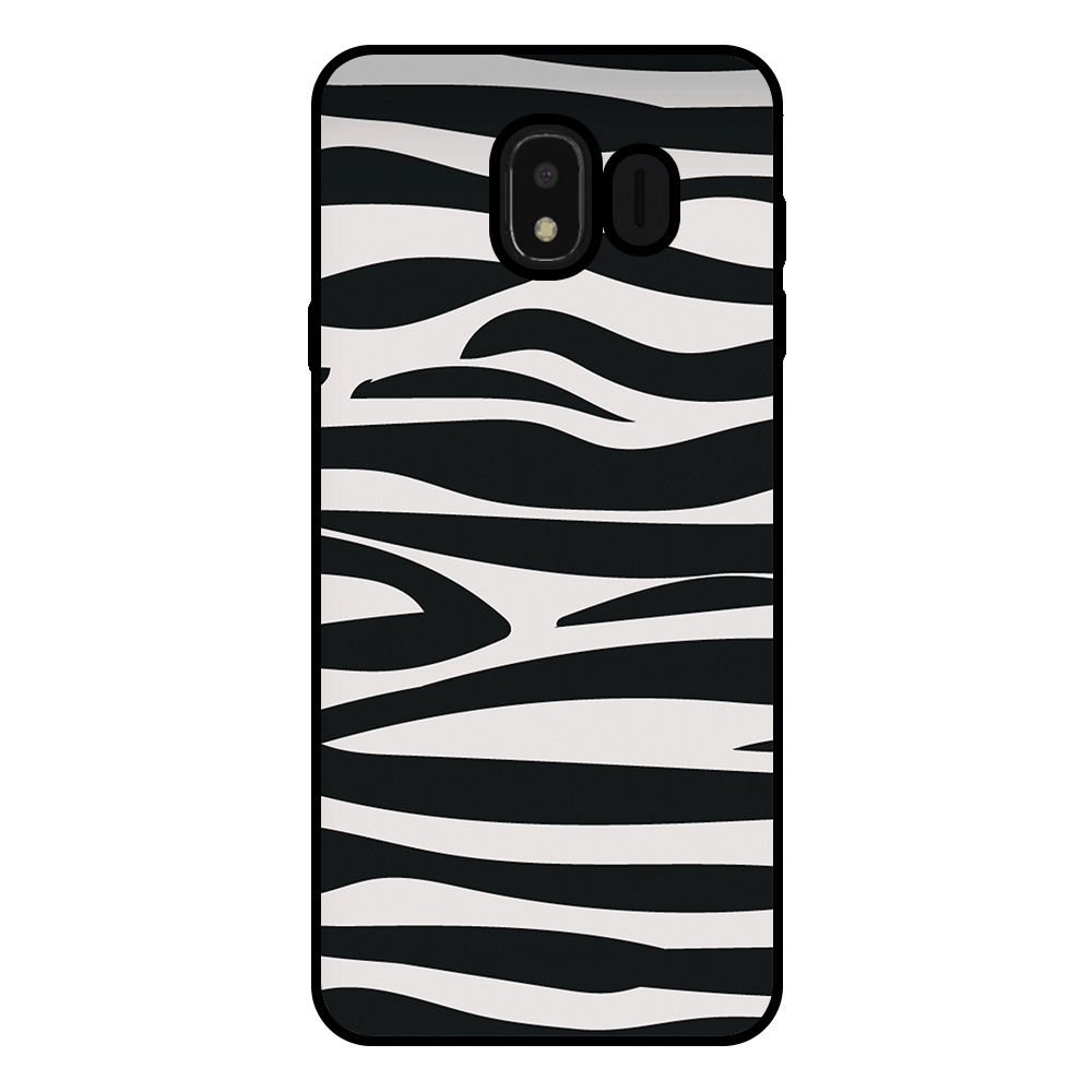 Samsung Galaxy J4 telefoonhoesje met zebra opdruk