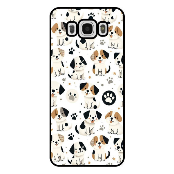 Samsung Galaxy J5 2016 telefoonhoesje met honden opdruk