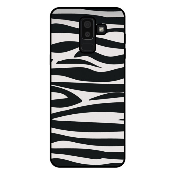 Samsung Galaxy J8 2018 telefoonhoesje met zebra opdruk