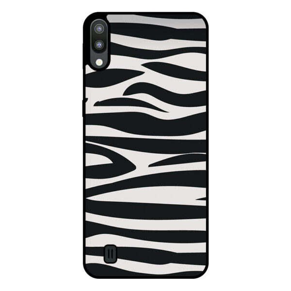 Samsung Galaxy M10 telefoonhoesje met zebra opdruk