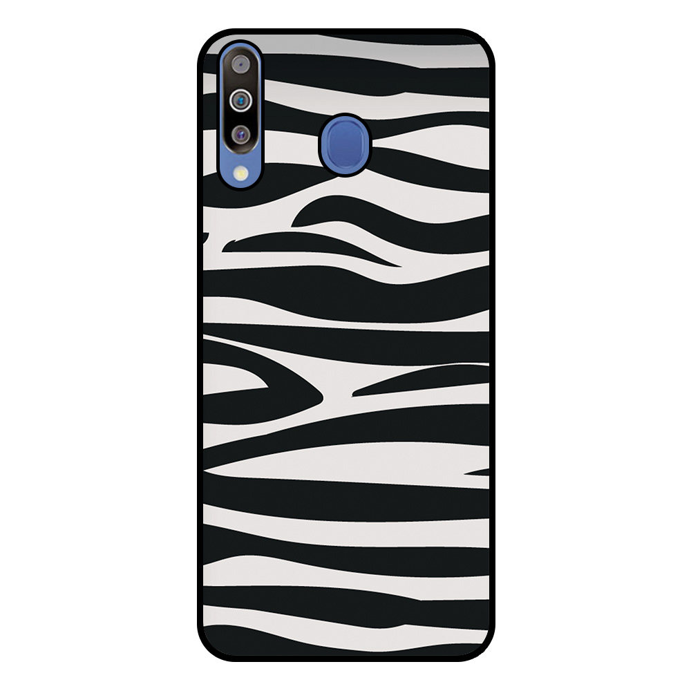 Samsung Galaxy M30 telefoonhoesje met zebra opdruk